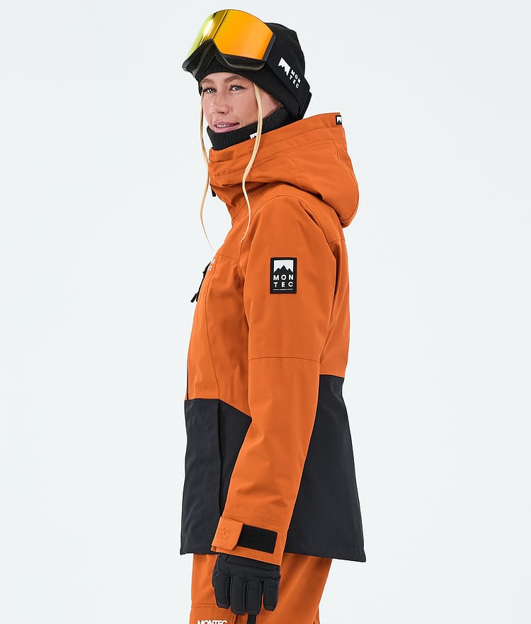 Montec Moss W Skijacke Damen Burned Orange/Black, Image 5 of 9