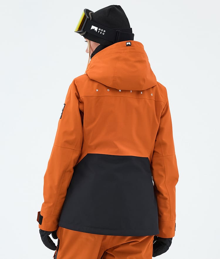 Montec Moss W Skijacke Damen Burned Orange/Black, Image 6 of 9