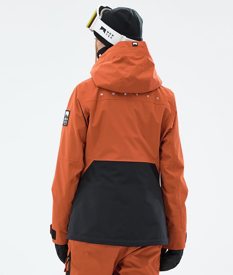 Montec Moss W Skijacke Damen Burned Orange/Black, Bild 7 von 10