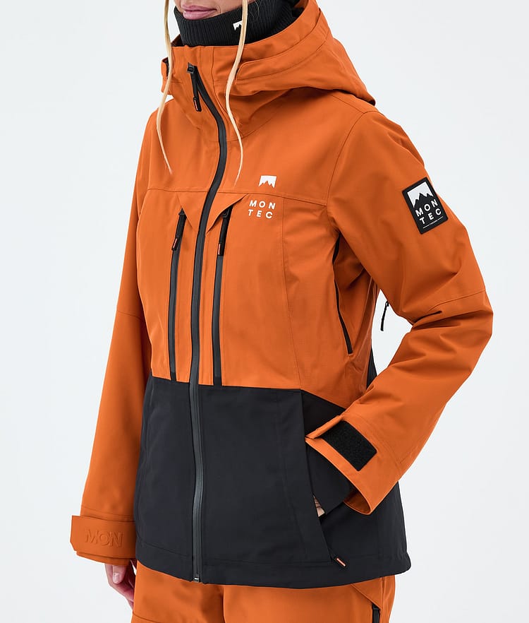 Montec Moss W Skijacke Damen Burned Orange/Black, Image 7 of 9