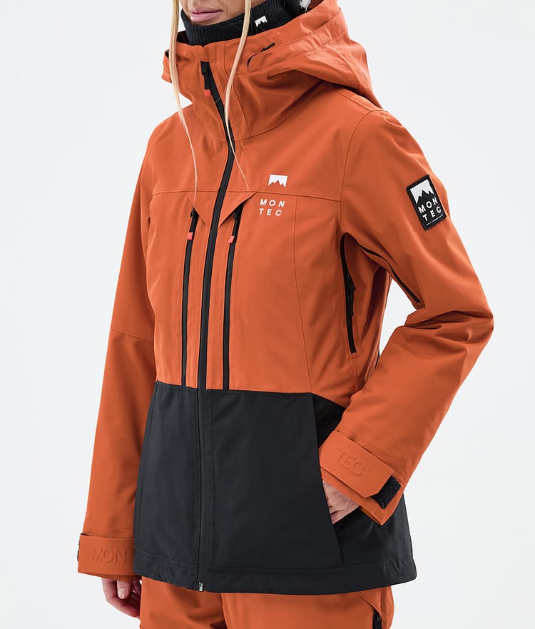 Montec Moss W Skijacke Damen Burned Orange/Black, Bild 8 von 10