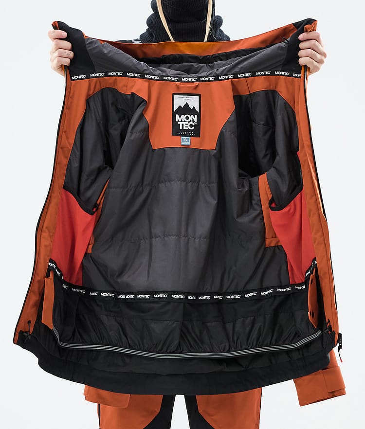 Montec Moss W Skijacke Damen Burned Orange/Black, Bild 10 von 10