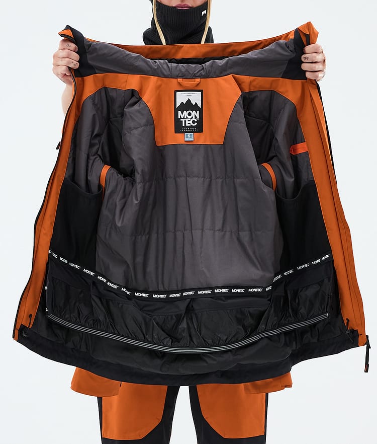 Montec Moss W Skijacke Damen Burned Orange/Black, Image 9 of 9