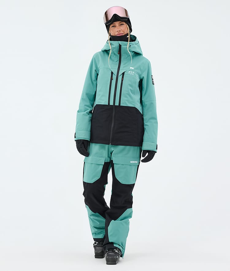 Montec Moss W Skijacke Damen Turquoise/Black, Image 2 of 9