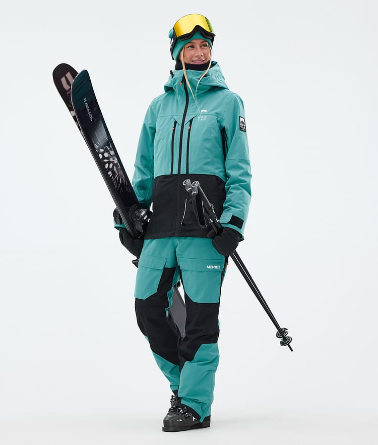 Montec Moss W Skijacke Damen Turquoise/Black, Bild 3 von 10