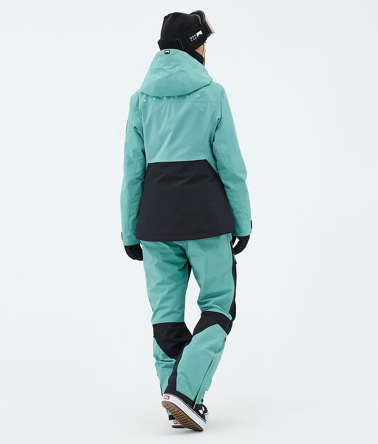Montec Moss W Snowboardjacke Damen Turquoise/Black, Image 3 of 9