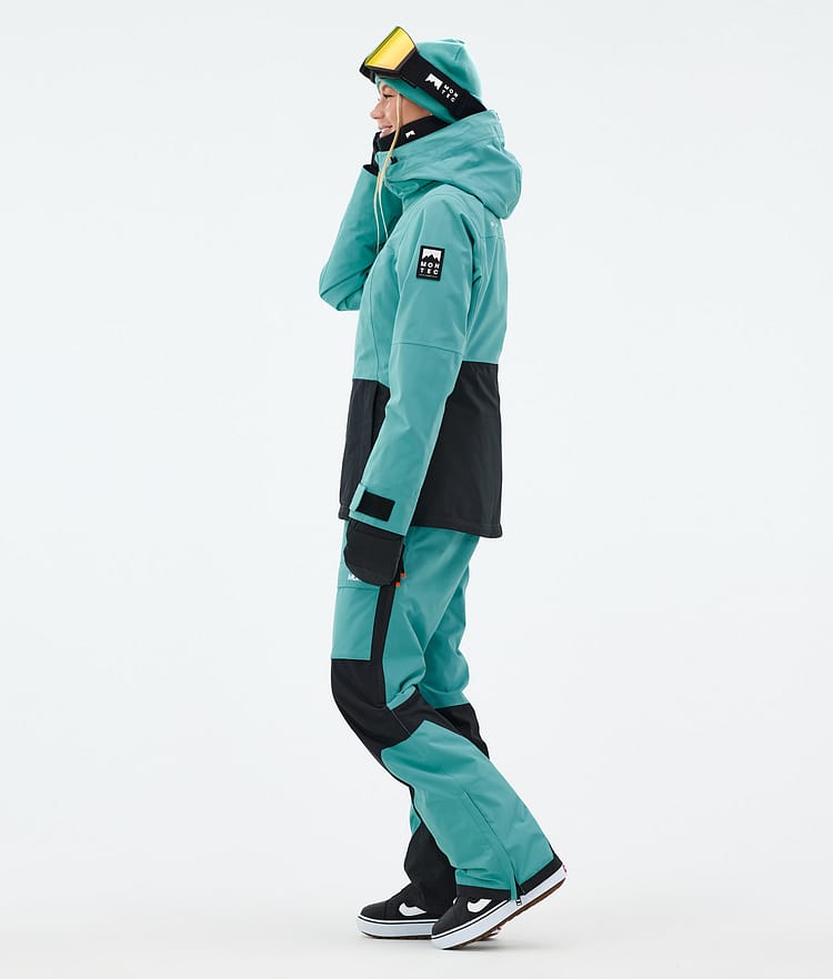Montec Moss W Snowboardjacke Damen Turquoise/Black, Bild 4 von 10