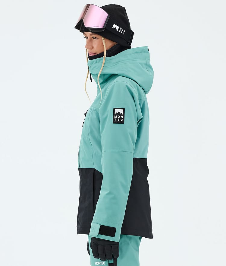 Montec Moss W Snowboardjacke Damen Turquoise/Black, Image 5 of 9