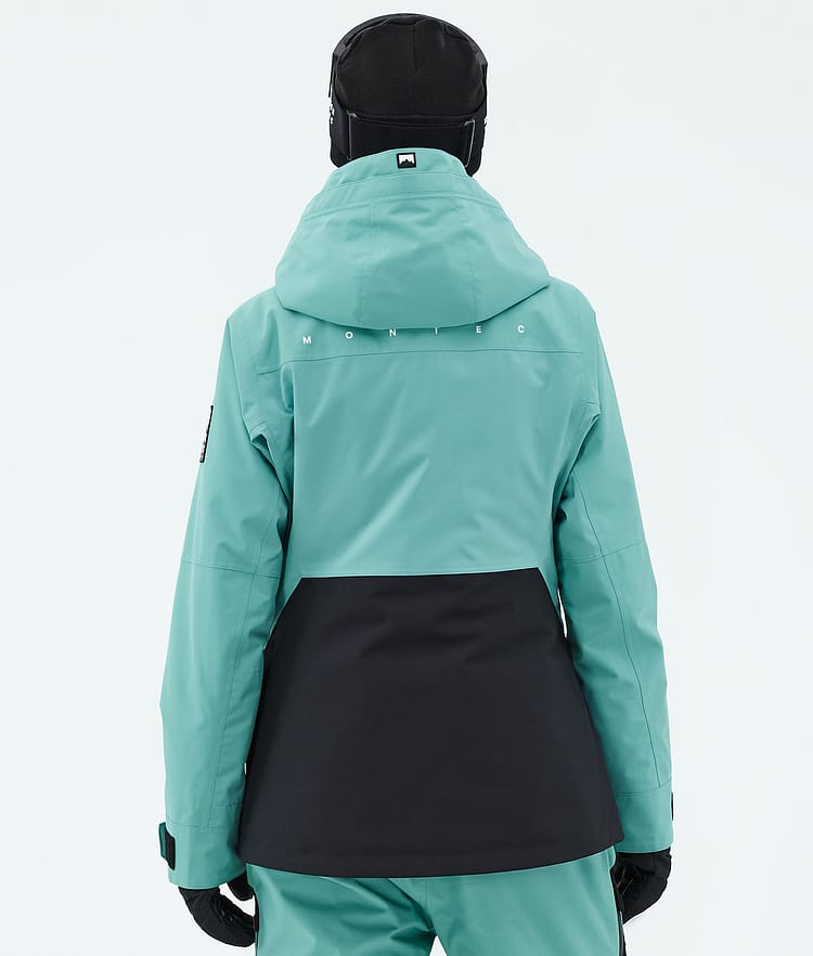 Montec Moss W Snowboardjacke Damen Turquoise/Black, Image 6 of 9