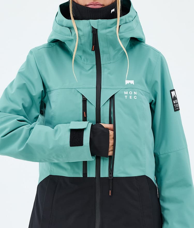 Montec Moss W Snowboardjacke Damen Turquoise/Black, Image 8 of 9