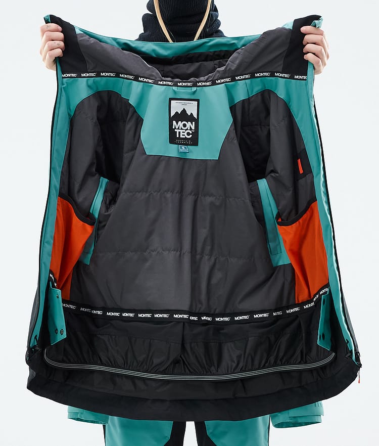 Montec Moss W Skijacke Damen Turquoise/Black, Bild 10 von 10