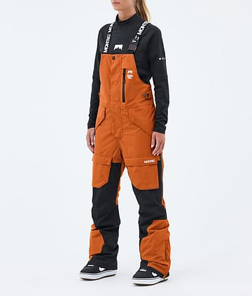 Montec Fawk W Snowboardhose Burned Orange/Black
