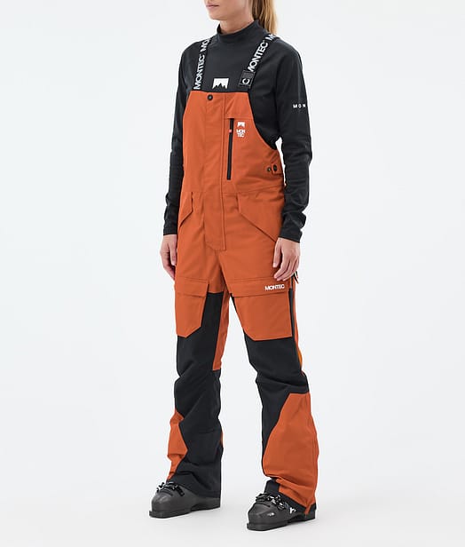 Montec Fawk W Skihose Damen Burned Orange/Black