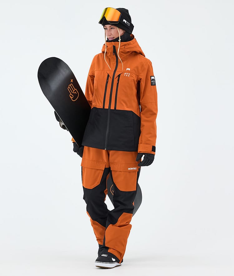 Montec Fawk W Snowboardhose Damen Burned Orange/Black, Image 2 of 7