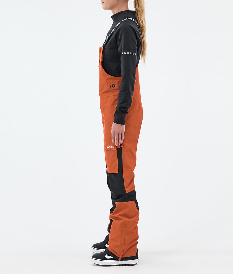 Montec Fawk W Snowboardhose Damen Burned Orange/Black, Bild 2 von 6