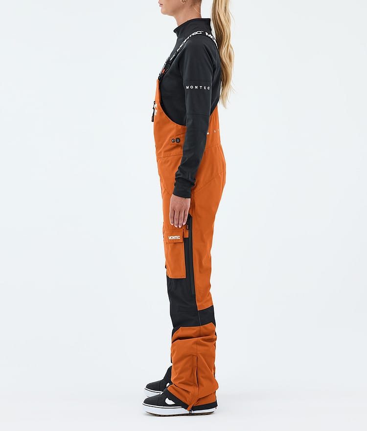Montec Fawk W Snowboardhose Damen Burned Orange/Black, Image 3 of 7