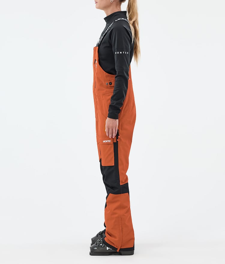 Montec Fawk W Skihose Damen Burned Orange/Black, Bild 2 von 6