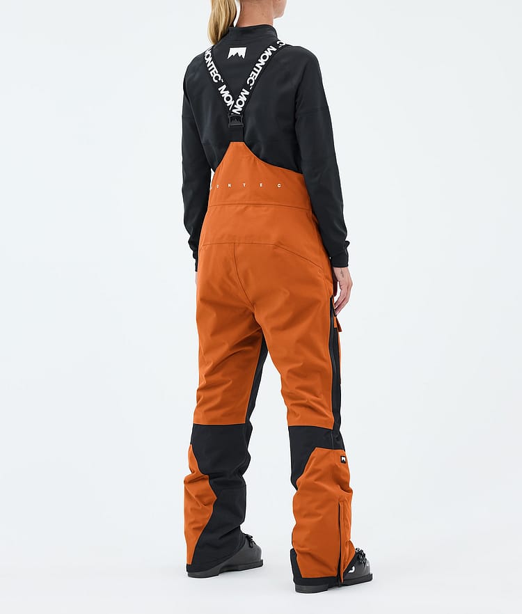 Montec Fawk W Skihose Damen Burned Orange/Black, Image 4 of 7