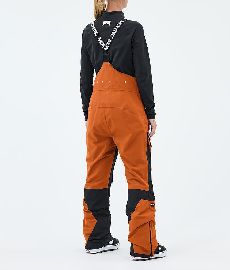 Montec Fawk W Snowboardhose Damen Burned Orange/Black, Image 4 of 7