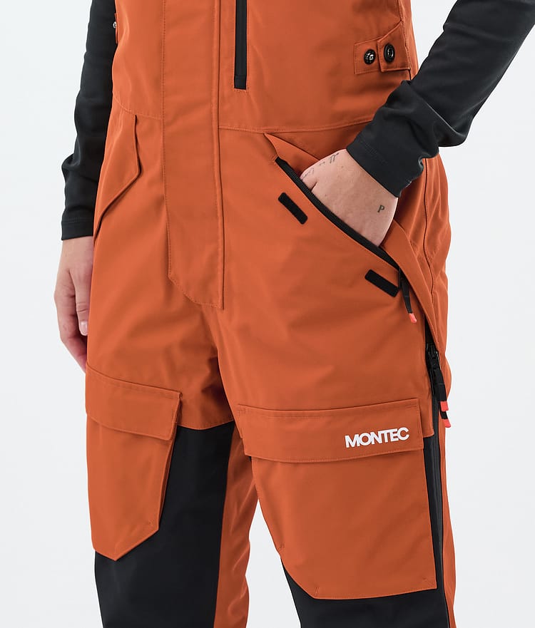 Montec Fawk W Skihose Damen Burned Orange/Black, Bild 4 von 6