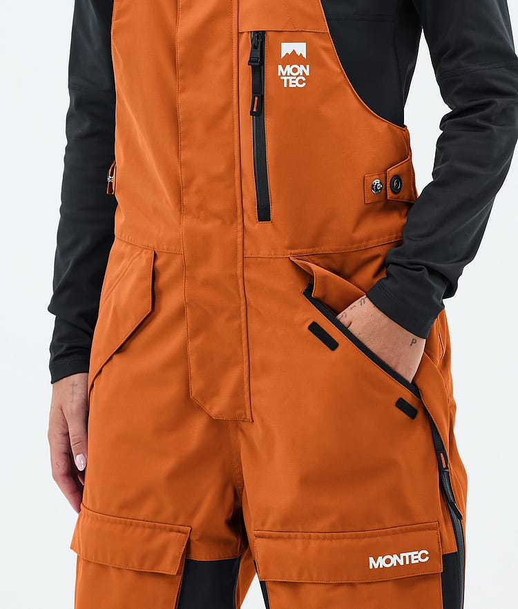 Montec Fawk W Snowboardhose Damen Burned Orange/Black, Image 5 of 7