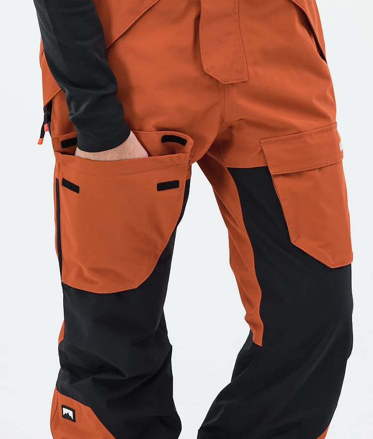 Montec Fawk W Snowboardhose Damen Burned Orange/Black, Bild 6 von 6