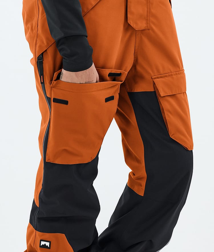 Montec Fawk W Snowboardhose Damen Burned Orange/Black, Image 7 of 7