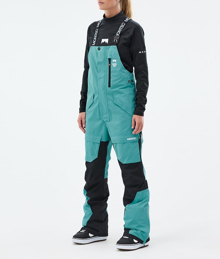 Montec Fawk W Snowboardhose Damen Turquoise/Black, Bild 1 von 7