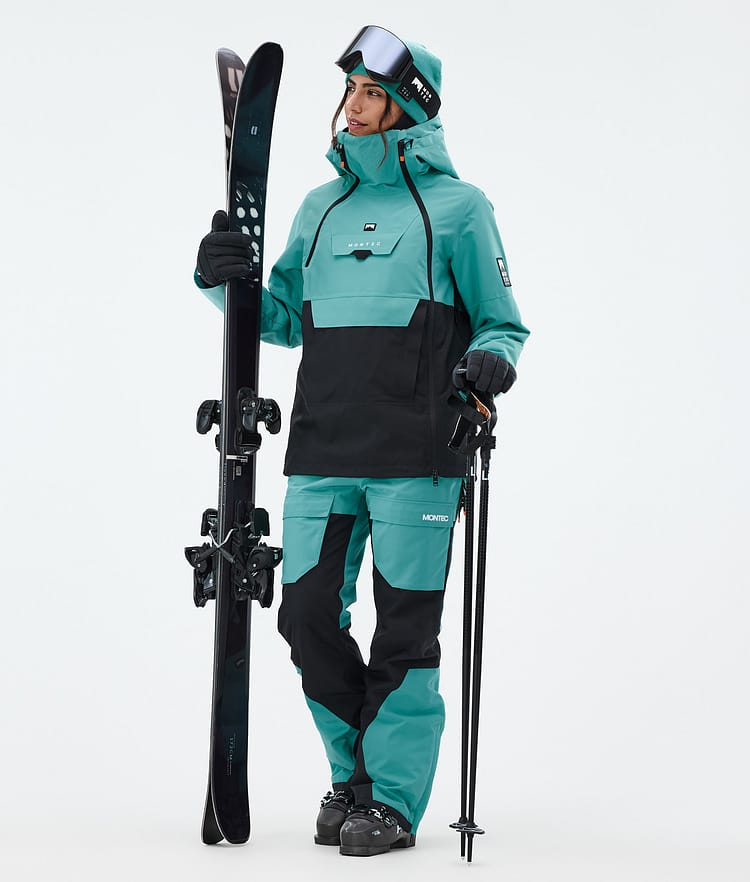 Montec Fawk W Skihose Damen Turquoise/Black, Bild 2 von 7