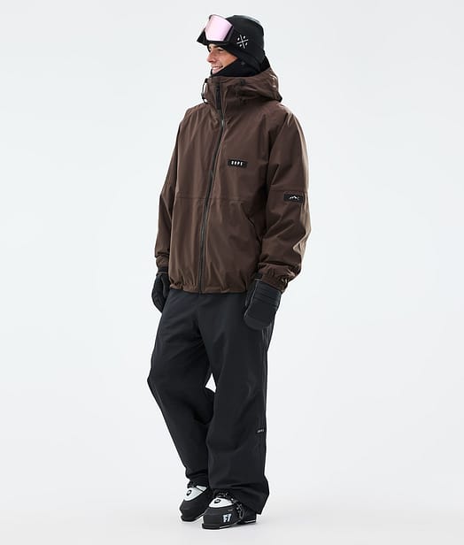 Dope Spartan Ski Outfit Dark Brown/Black