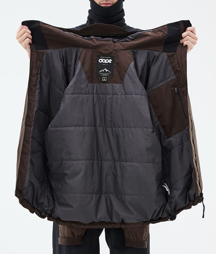 Dope Spartan Snowboardjacke Herren Dark Brown, Image 8 of 8