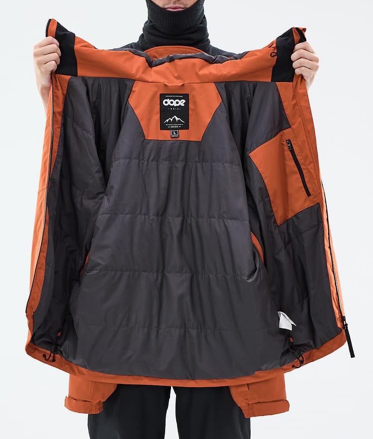 Dope Spartan Skijacke Herren Burned Orange, Bild 9 von 9