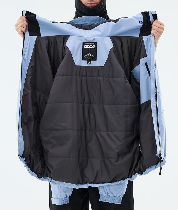 Dope Spartan Snowboardjacke Herren Spike Light Blue/Black, Image 8 of 8