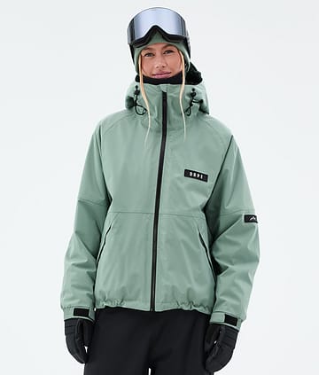 Dope Spartan W Snowboardjacke Damen Faded Green