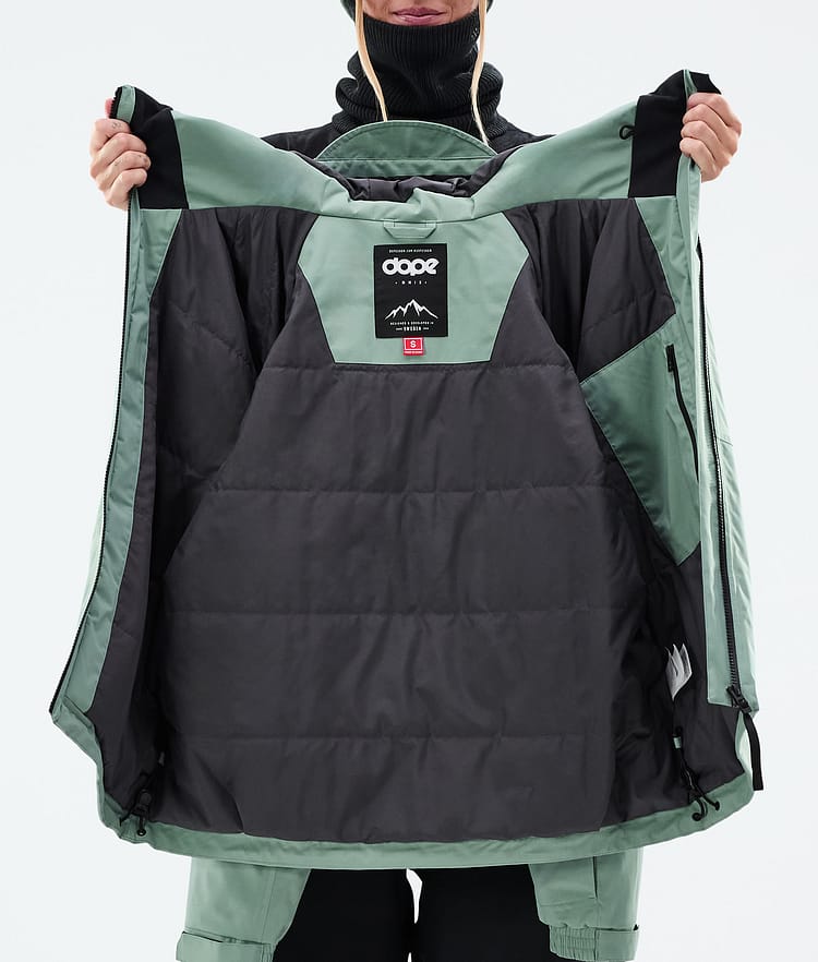 Dope Spartan W Snowboardjacke Damen Faded Green, Bild 8 von 8