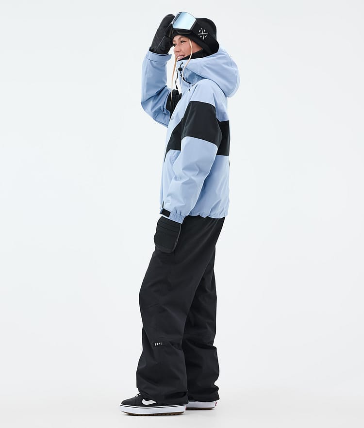 Dope Spartan W Snowboardjacke Damen Spike Light Blue/Black, Bild 3 von 8