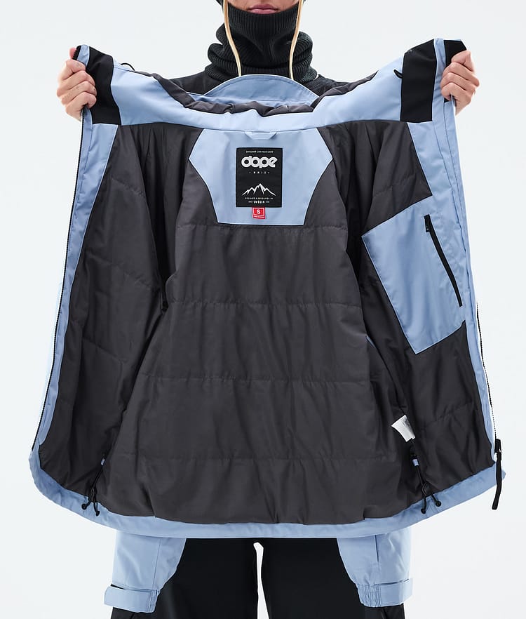Dope Spartan W Skijacke Damen Spike Light Blue/Black, Bild 8 von 8