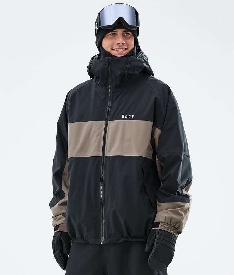 Dope Spartan Snowboardjacke Herren Stripe Black/Walnut, Bild 1 von 8