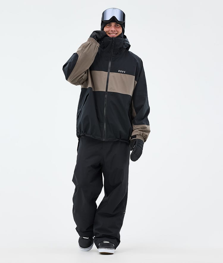 Dope Spartan Snowboardjacke Herren Stripe Black/Walnut, Bild 2 von 8