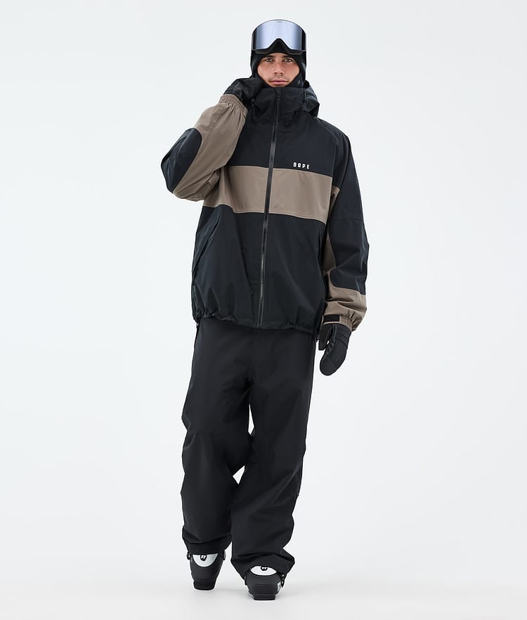 Dope Spartan Skijacke Herren Stripe Black/Walnut, Bild 2 von 8
