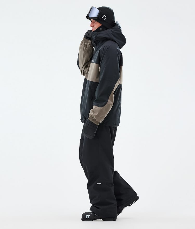 Dope Spartan Skijacke Herren Stripe Black/Walnut, Bild 3 von 8