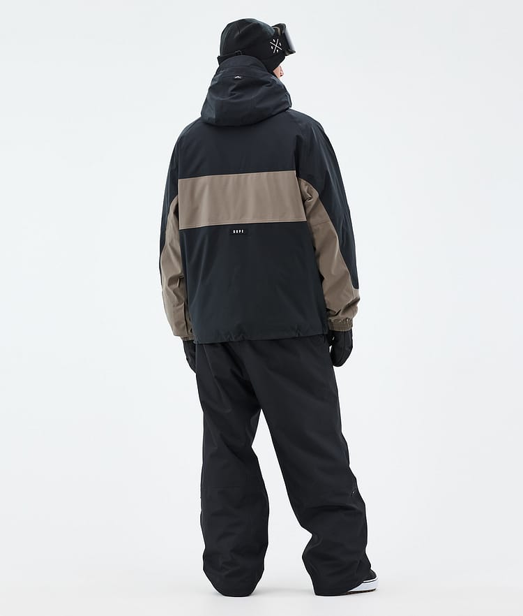 Dope Spartan Snowboardjacke Herren Stripe Black/Walnut, Bild 4 von 8