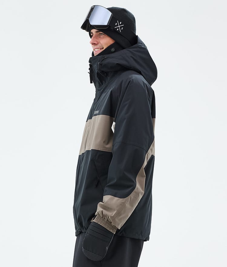 Dope Spartan Snowboardjacke Herren Stripe Black/Walnut, Bild 5 von 8