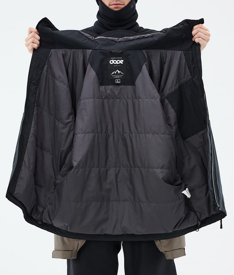 Dope Spartan Skijacke Herren Stripe Black/Walnut, Bild 8 von 8