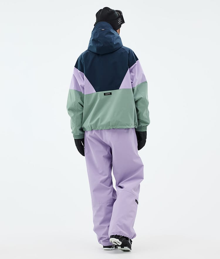 Dope Spartan W Skijacke Damen Sport Dark Blue/Faded Violet/Faded Green, Bild 4 von 8