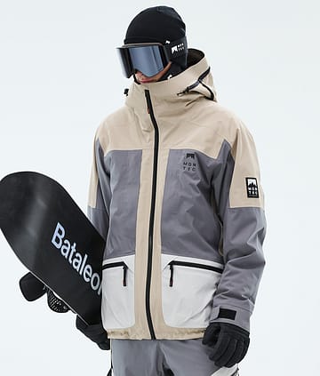Montec Morpheus Snowboardjacke Sand/Light Pearl/Light Grey