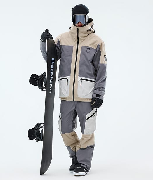 Montec Morpheus Snowboard Outfit Sand/Light Pearl/Light Grey