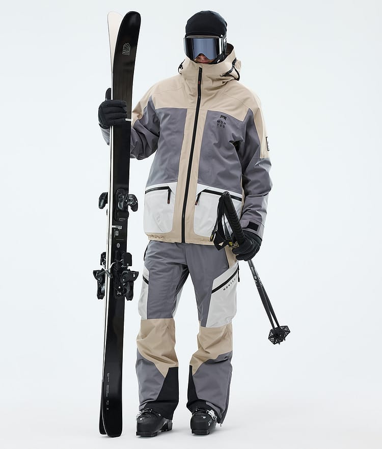 Montec Morpheus Skijacke Herren Sand/Light Pearl/Light Grey, Image 2 of 9