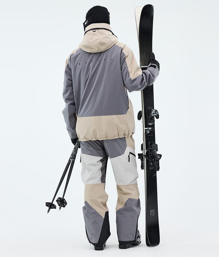 Montec Morpheus Skijacke Herren Sand/Light Pearl/Light Grey, Image 3 of 9