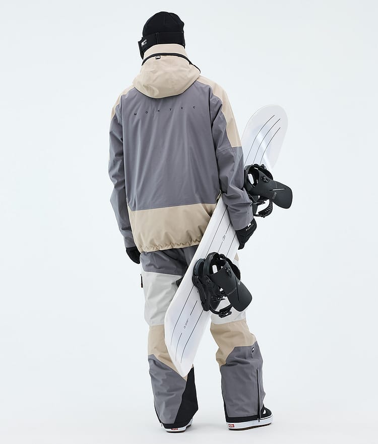Montec Morpheus Snowboardjacke Herren Sand/Light Pearl/Light Grey, Image 3 of 9